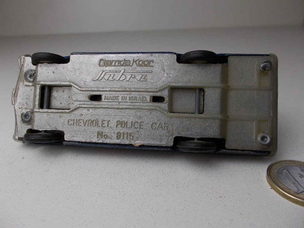 1968 Gamda Koor Sabra 8115 CHEVROLET POLICE CAR (Israel), Ophalen of Verzenden, Gebruikt, Auto, Overige merken