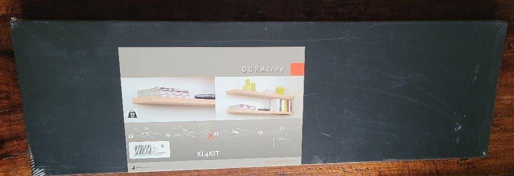 DURAline wandplank - zwart 80x25 cm, Ophalen, Nieuw