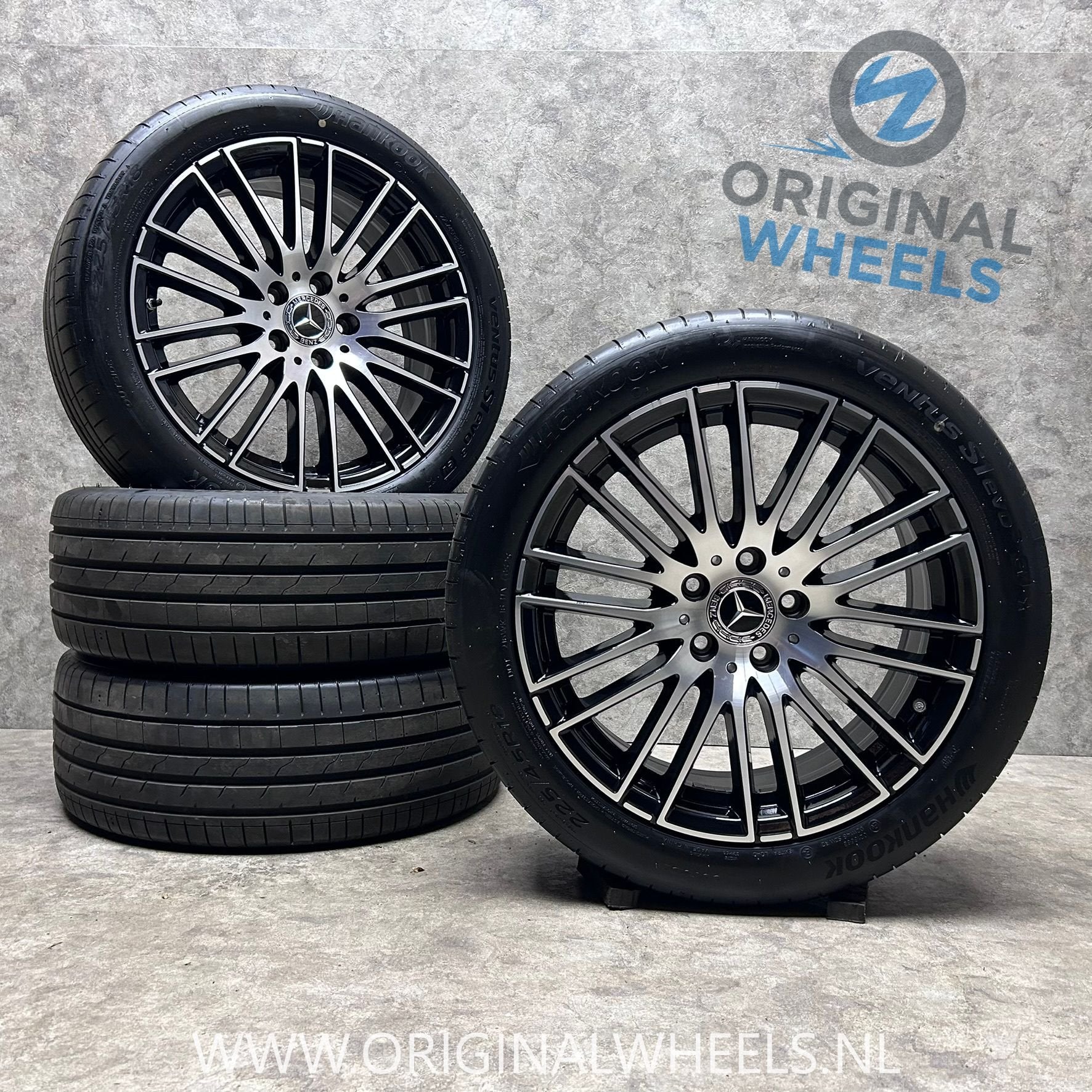 18 inch originele velgen + zomerbanden MB C klasse W206, 18 inch, Gebruikt, -, -