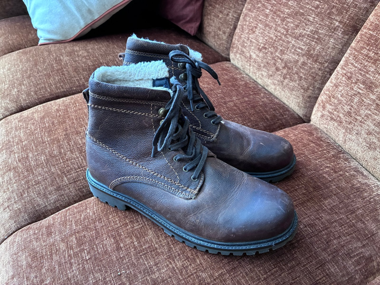 Outfielder gevoerde bruine boots maat 45, Kleding | Heren, Schoenen, Bruin, Boots, Ophalen of Verzenden, Gedragen