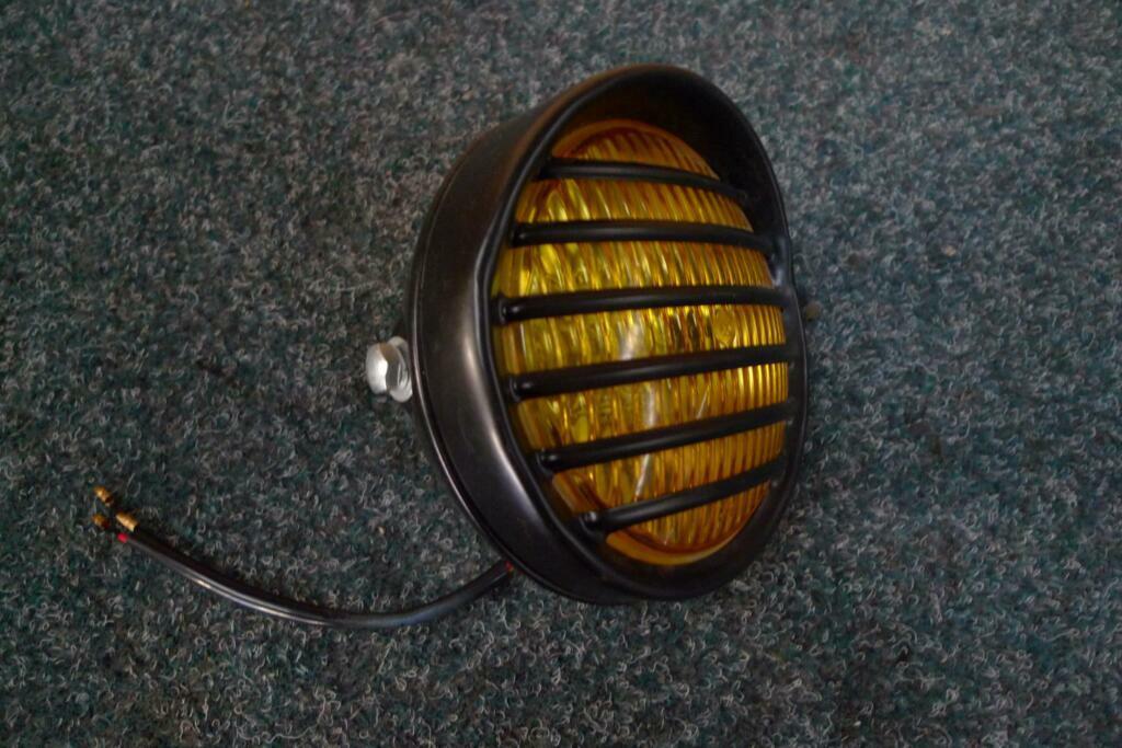 Koplamp bobber zwart geel loc.20, Ophalen, Gebruikt