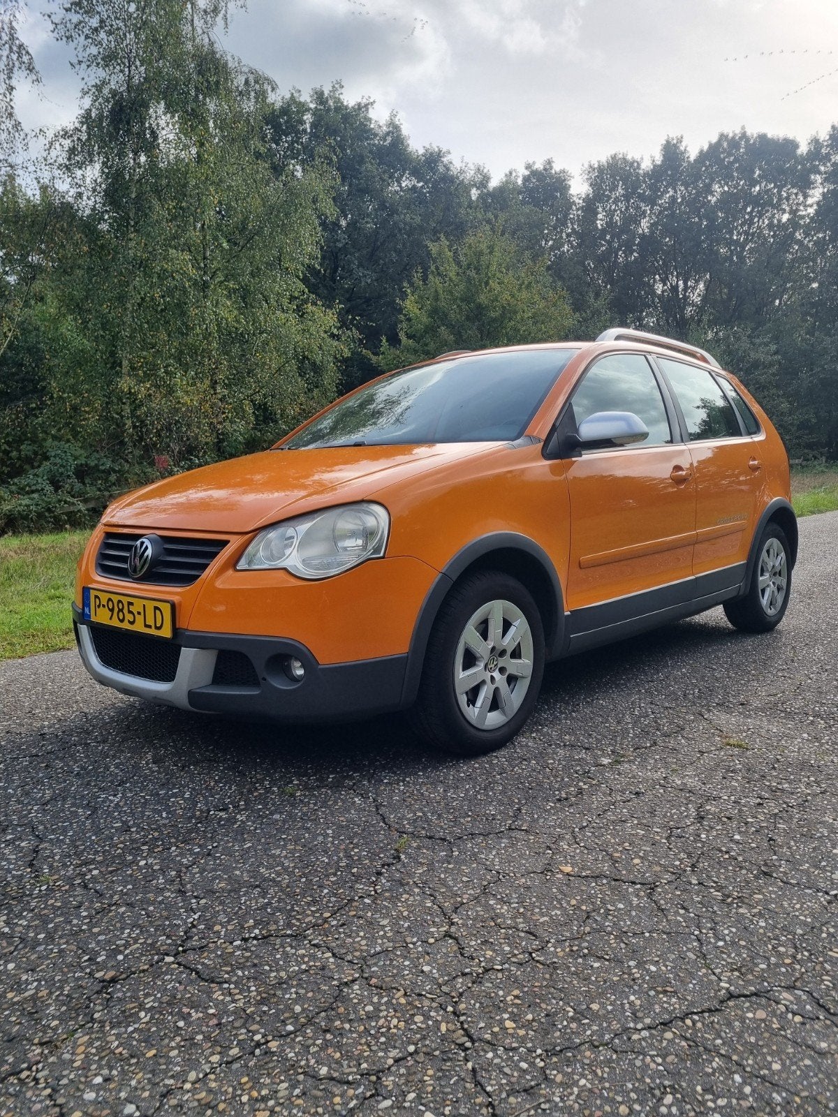 Volkswagen Polo 1.2 51KW 5D Cross 2008, Auto's, Voorwielaandrijving, Stof, 40 €/maand, Overige kleuren