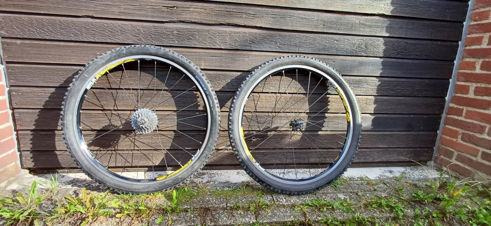 Mavic Crossmax wielen 26 inch, Wiel, Gebruikt, Ophalen of Verzenden, Aluminium