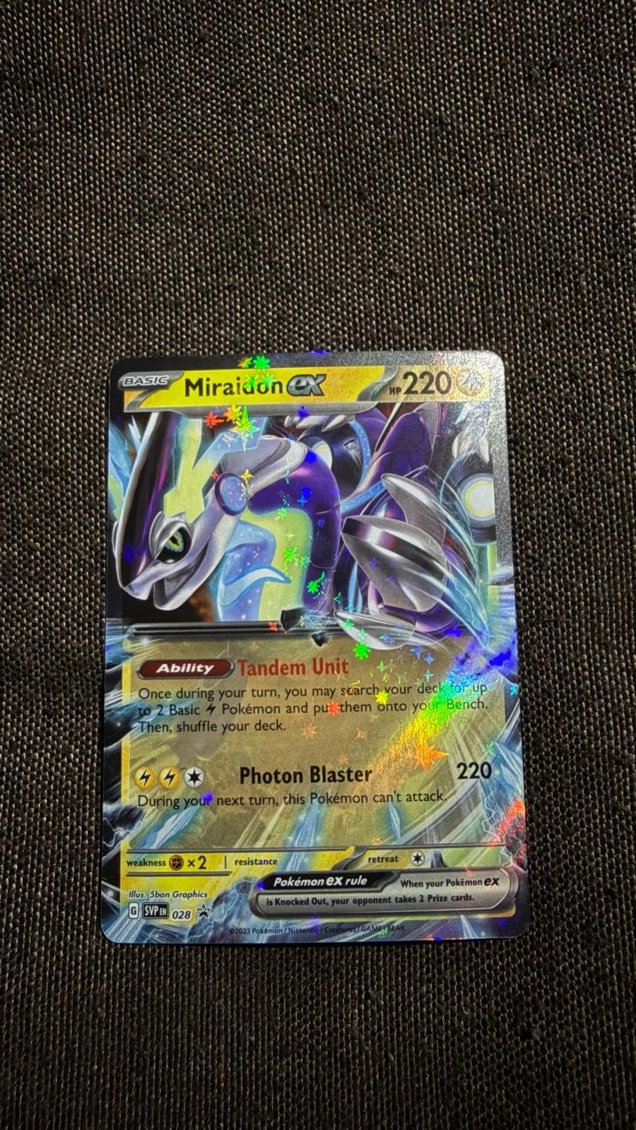 Pokémon kaarten - Miradon EX, Crobat V, Decidueye GX, Clefai, Ophalen, Gebruikt, Meerdere kaarten, Foil