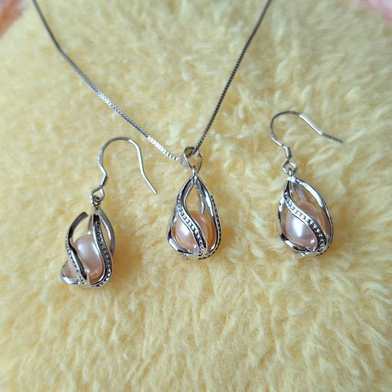 Parels sieraden set, Met hanger, Verzenden, Cuijk, Info@winkli.nl