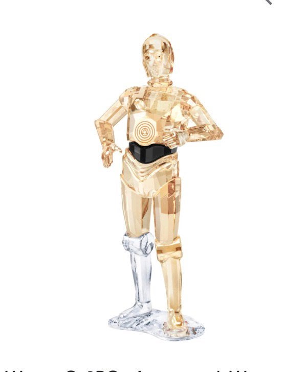 Nieuw Swarovski star wars C-3po 2019 originele uitgave, Verzamelen, Ophalen of Verzenden, Nieuw, Figuurtje