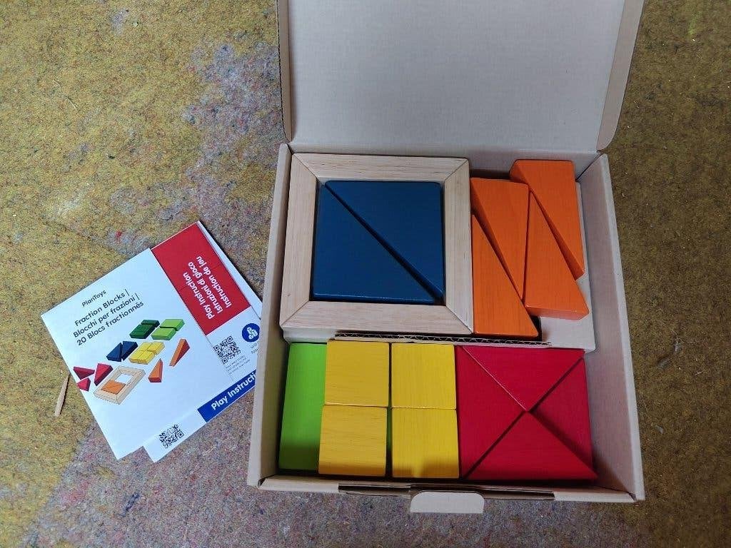 Plan toys fraction blocks, Ophalen of Verzenden, Nieuw, Overige typen
