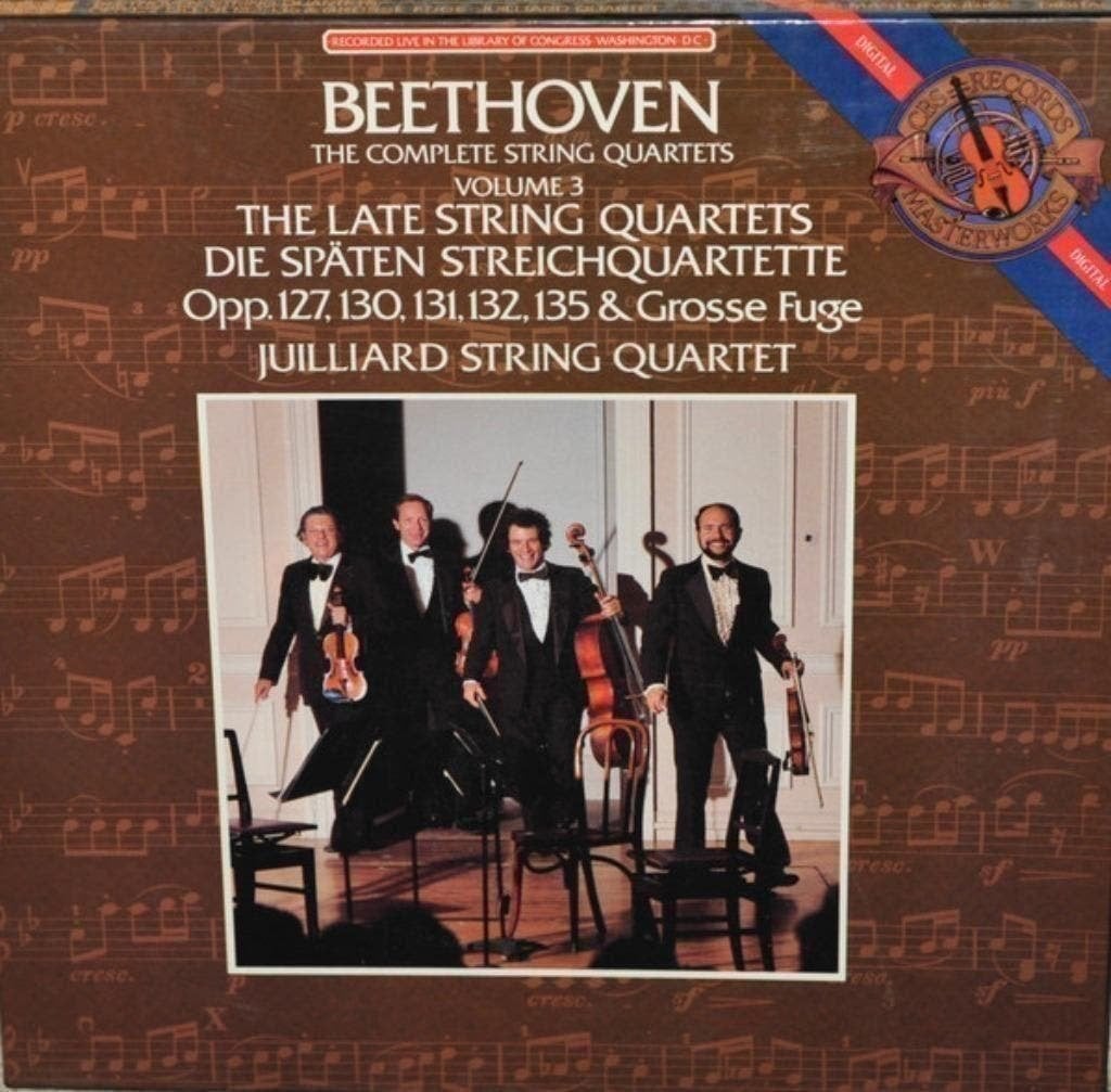 Beethoven Juilliard String Quartet  Late String Quartets 4LP, Kamermuziek, Ophalen of Verzenden, Zo goed als nieuw, 12 inch