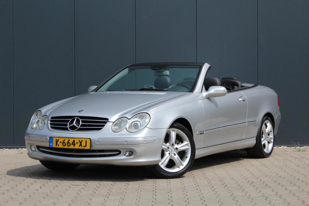 Mercedes-Benz CLK-klasse Cabrio 200 K. Avantgarde | Youngtim, Automaat, Achterwielaandrijving, Gebruikt, Zwart