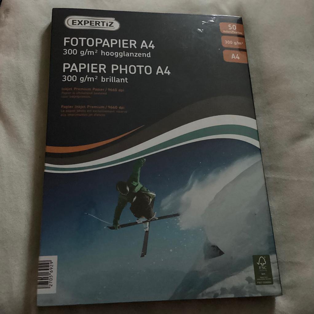 2 pakken fotopapier A4 formaat, Ophalen of Verzenden, Nieuw, A4
