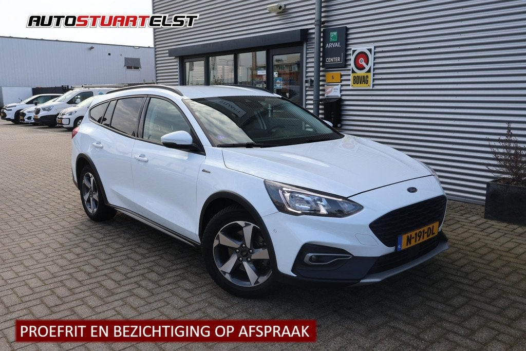 Ford Focus Wagon 1.0 Active Business 1e Eigenaar | Volledig, Auto's, 125 pk, Gebruikt, Euro 6, Leder en Stof