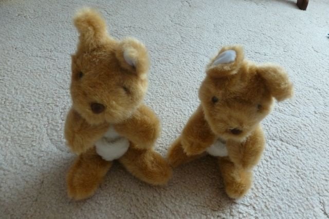 NIEUW 2 super leuke lekkere zachte knuffels beertjes 22 cm, Ophalen of Verzenden, Nieuw, Overige typen