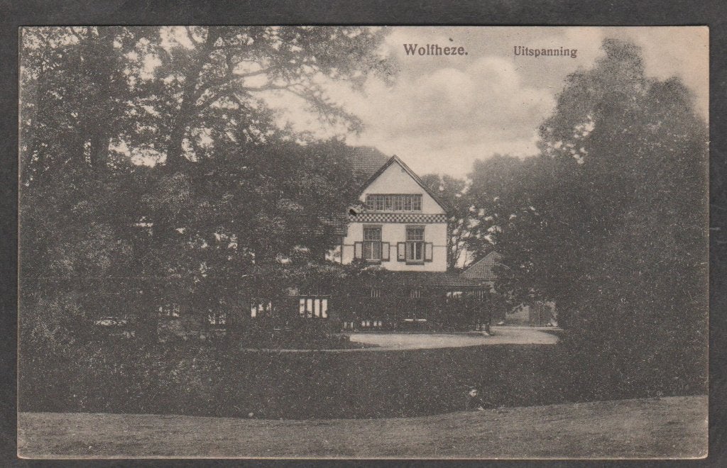 wolfheze uitspanning, Verzenden, 1920 tot 1940, Ongelopen, Gelderland