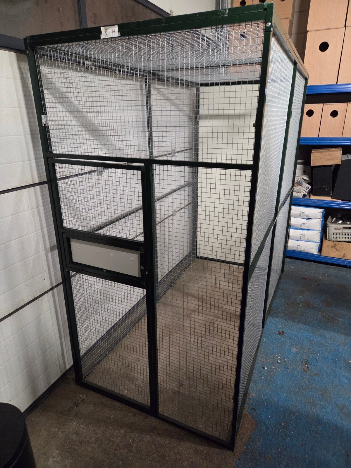 Voliere groen aluminium, Dieren en Toebehoren, Vogels | Hokken en Kooien, Ophalen, Aluminium, Volière