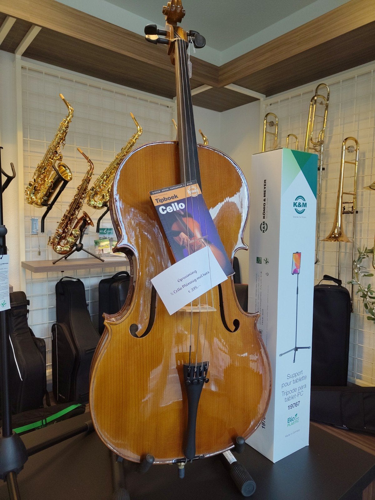 Cello Mönnig., Muziek en Instrumenten, Ophalen, Nieuw, 3/4-cello
