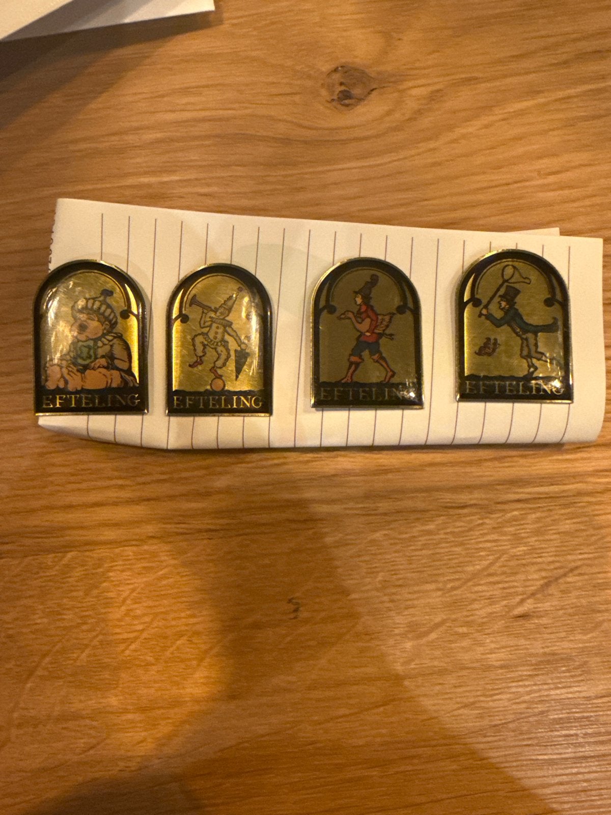 Efteling Smidje pins - Serie 3 (4 stuks), Verzamelen, Efteling, Ophalen of Verzenden, Gebruikt, Button of Speldje