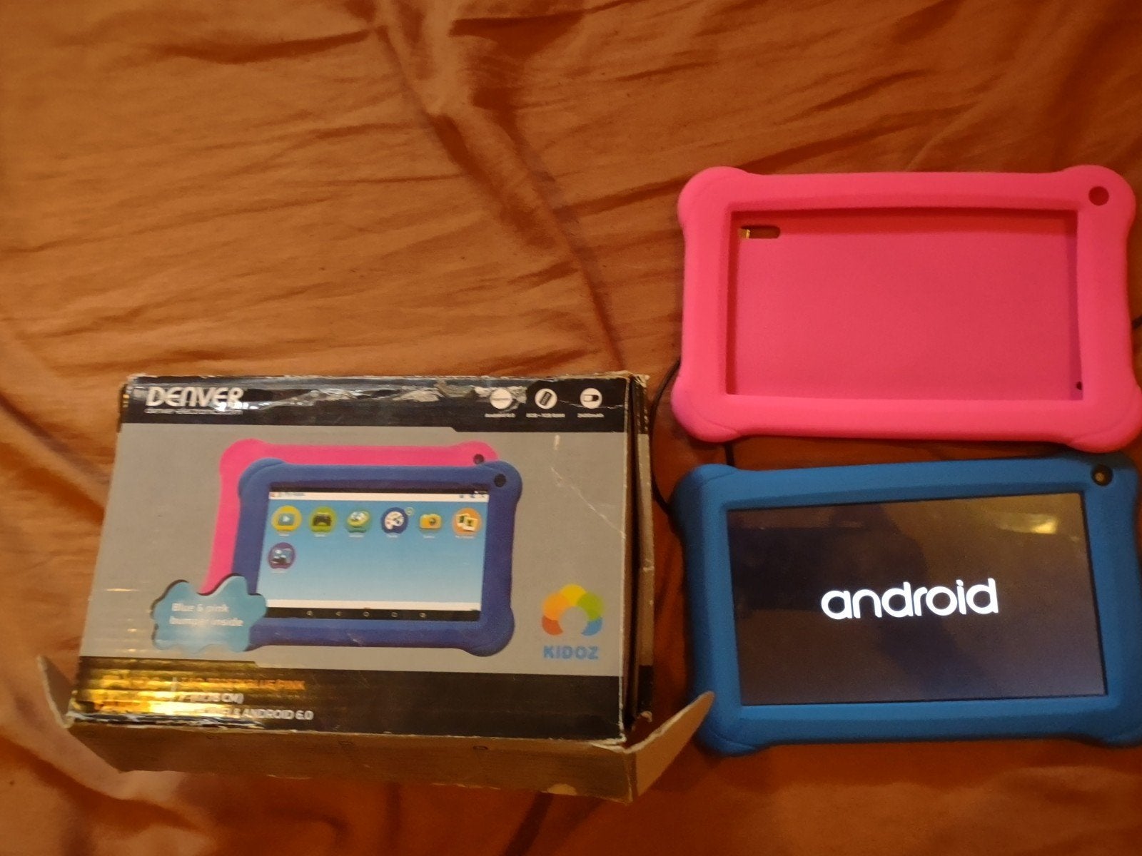 Denver Tablet 10 GB voor kinderen (5-10 jaar) - Roze/Blauw, Computers en Software, Android Tablets, Ophalen of Verzenden