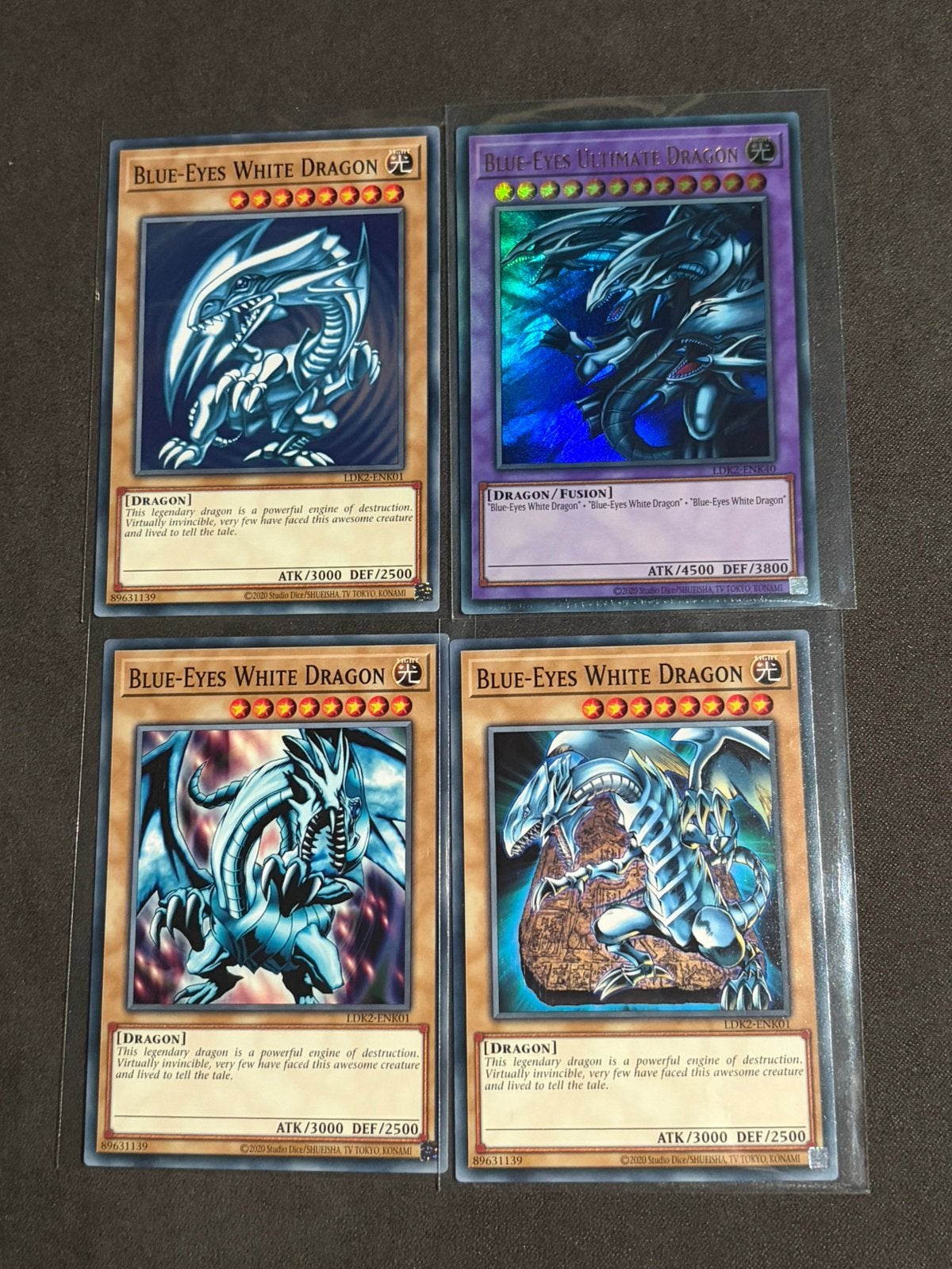 Yu-gi-Oh! Blue-Eyes White Dragon kaarten, Hobby en Vrije tijd, Verzamelkaartspellen | Yu-gi-Oh!, Ophalen of Verzenden, Zo goed als nieuw
