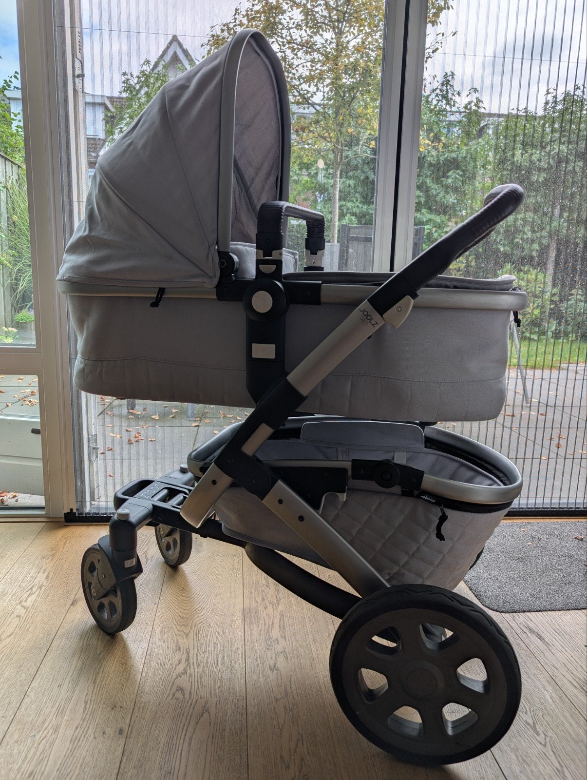 Joolz Geo2 Kinderwagen Compleet met Accessoires, Gebruikt, Combiwagen, Verstelbare duwstang, Ophalen