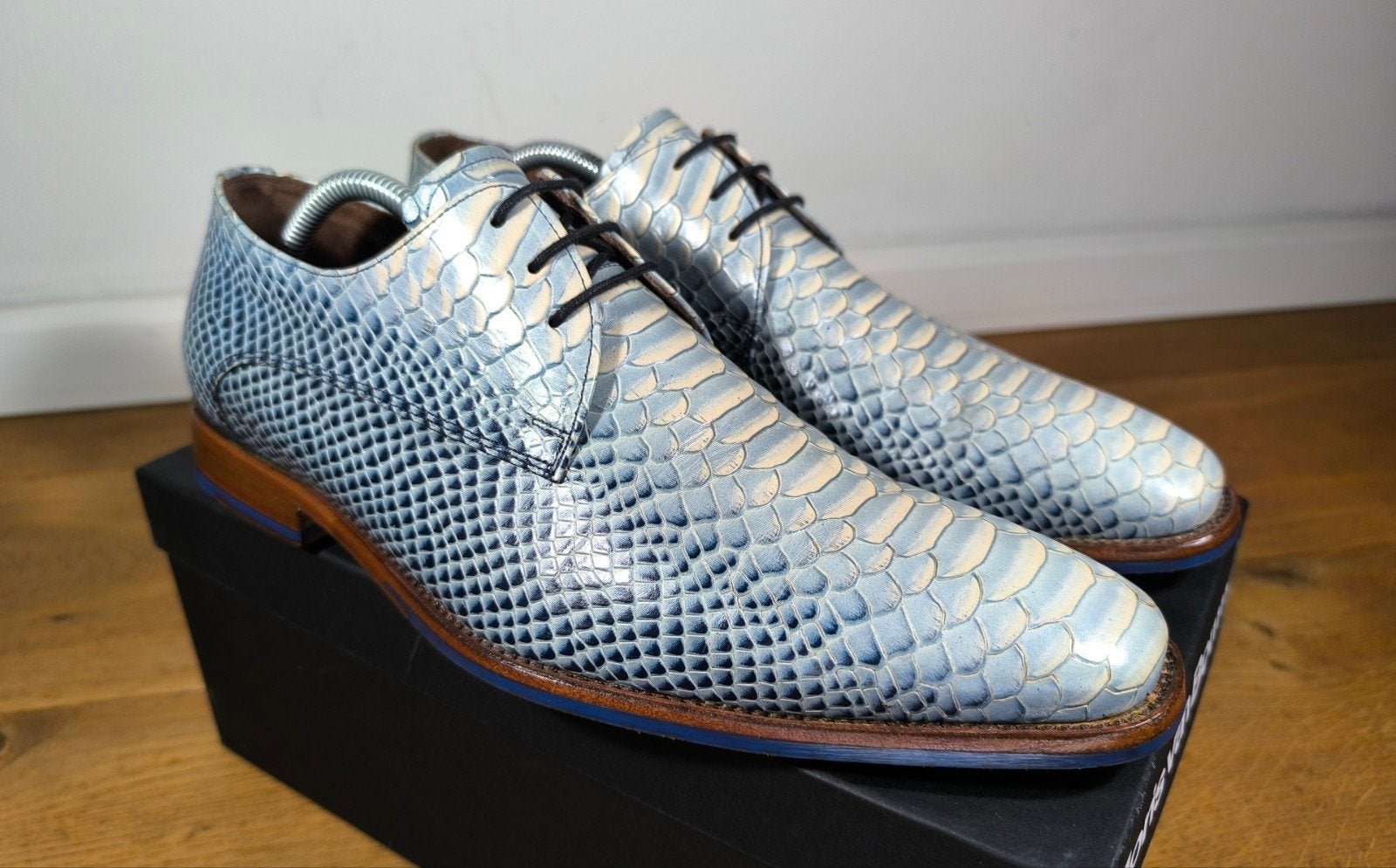 Floris van Bommel herenschoenen maat 8 / 42, Ophalen, Overige kleuren, Floris van Bommel, Zo goed als nieuw