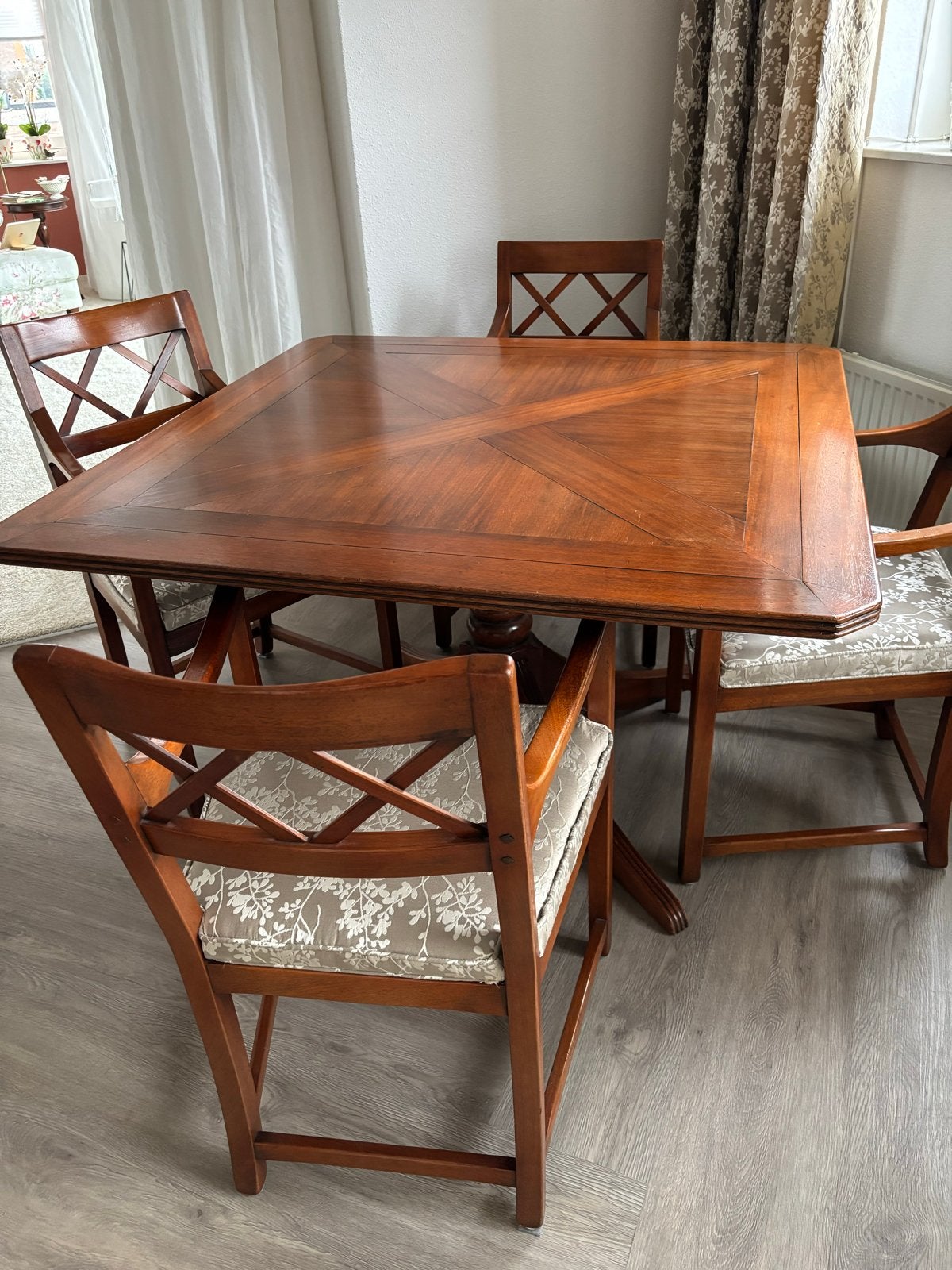 Schuitema Eethoek, Huis en Inrichting, Tafels | Eettafels, Ophalen, Gebruikt, 100 tot 150 cm, Vierkant
