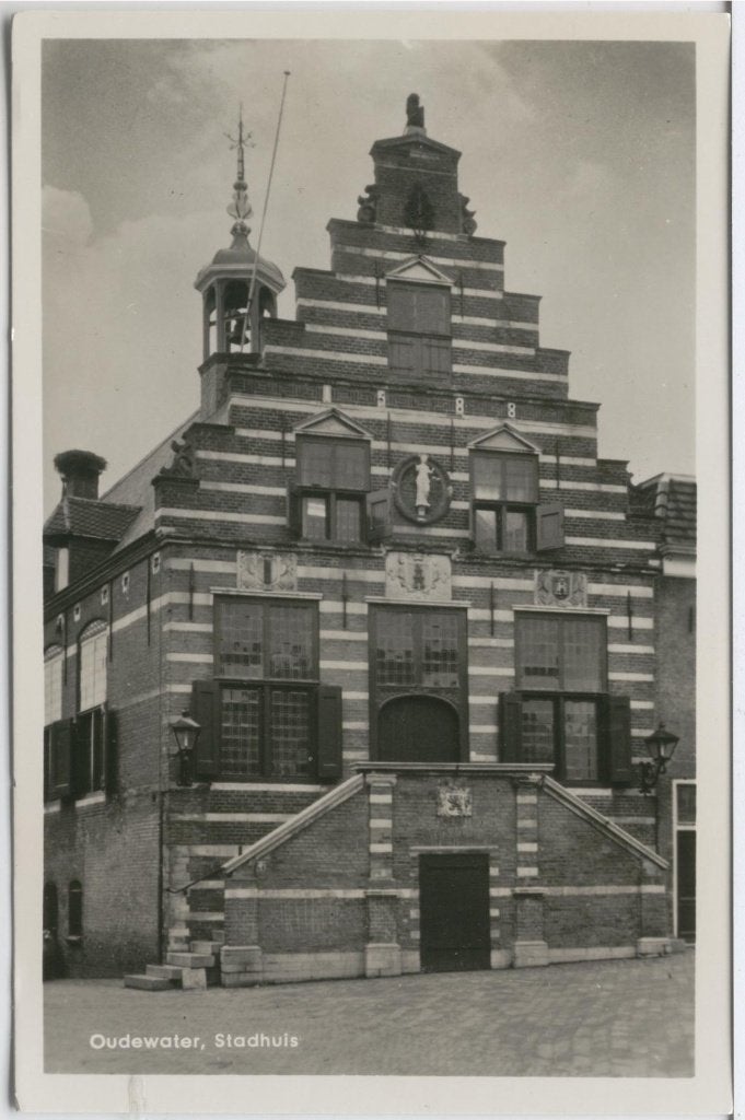 Oudewater Stadhuis, Verzenden, 1940 tot 1960, Ongelopen, Utrecht