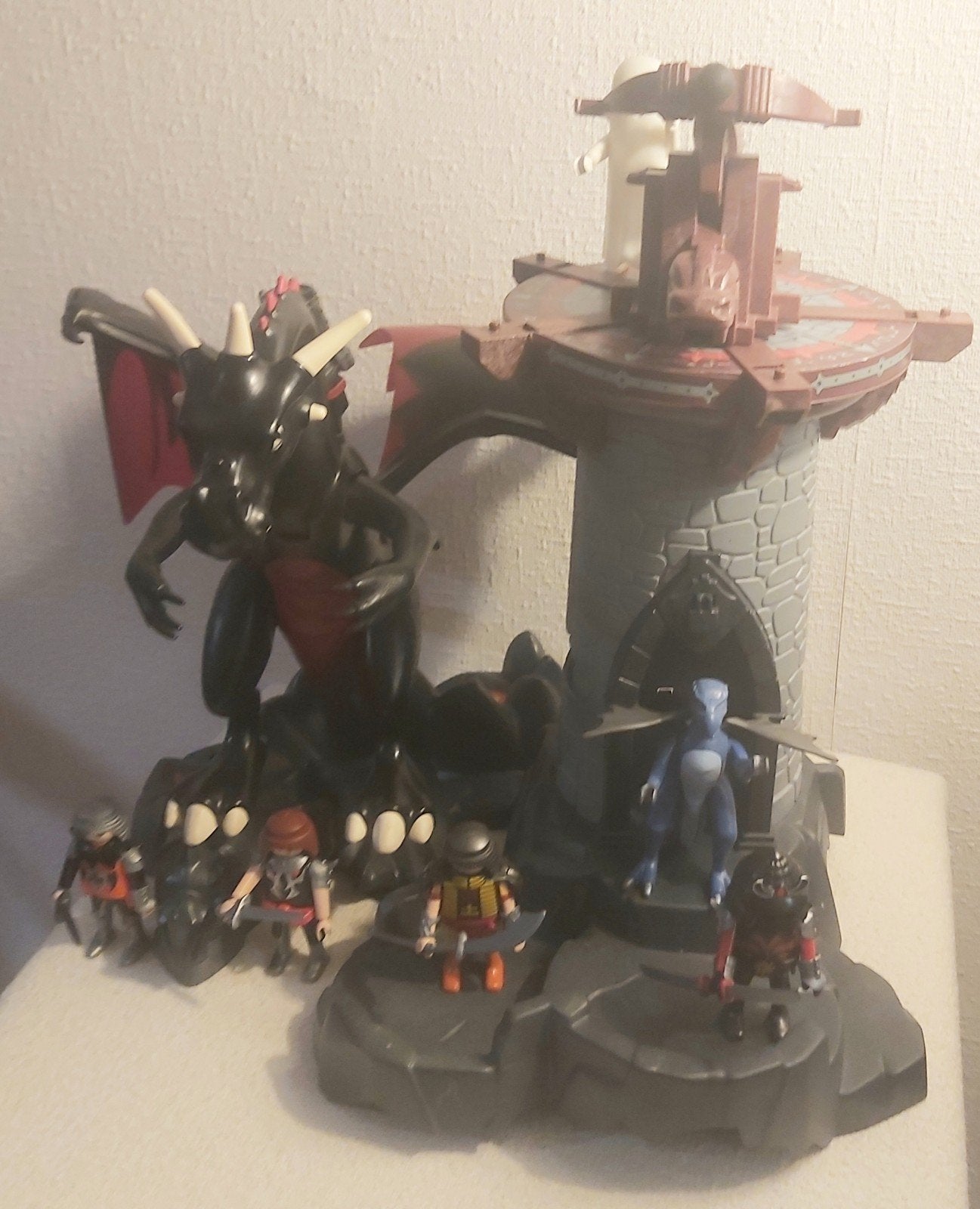 Playmobil Drakentoren met Ridders en Grote Draak, Kinderen en Baby's, Gebruikt, Complete set, Ophalen of Verzenden, Kasteel/Fort