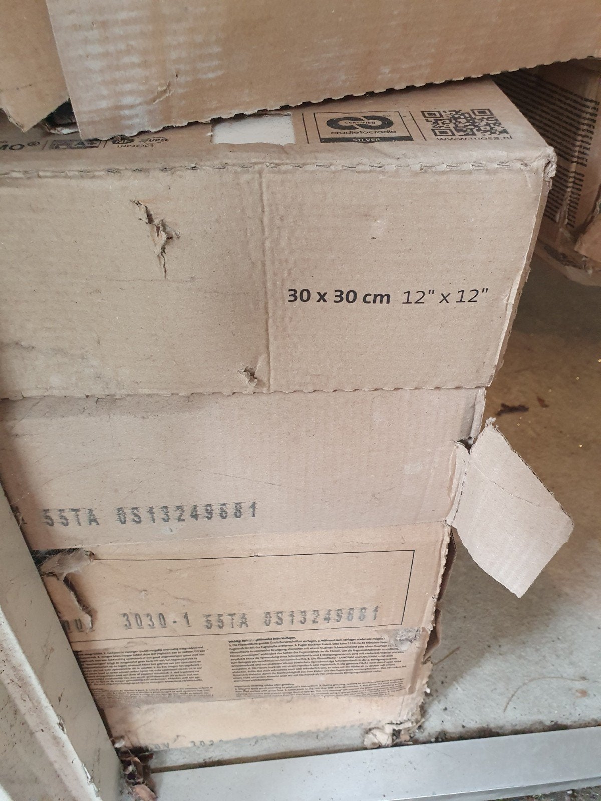 Vloertegels, Ophalen, 60 cm of meer, Nieuw, 10 m² of meer