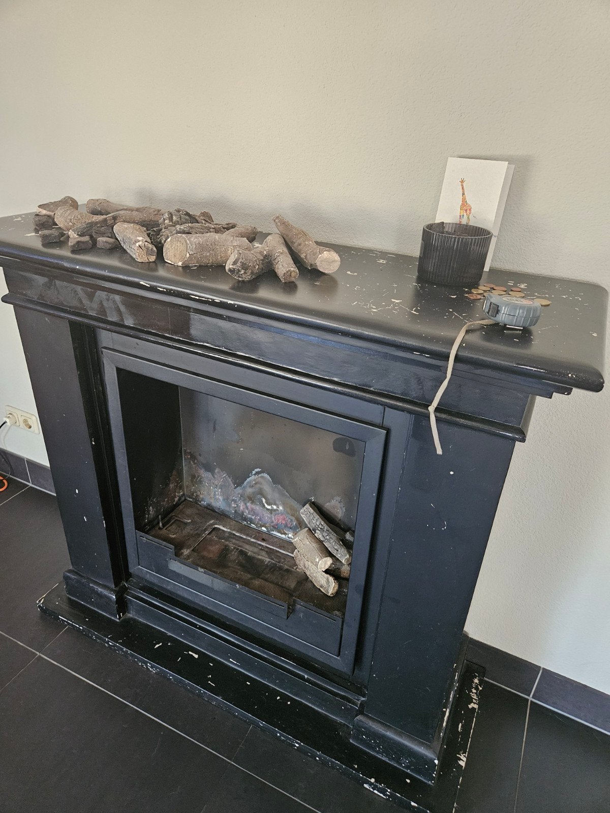 ScandiFlames 1-zijdige bio-ethanol inbouwhaard 600, Ophalen, Gebruikt, Vrijstaande haard, Overige soorten