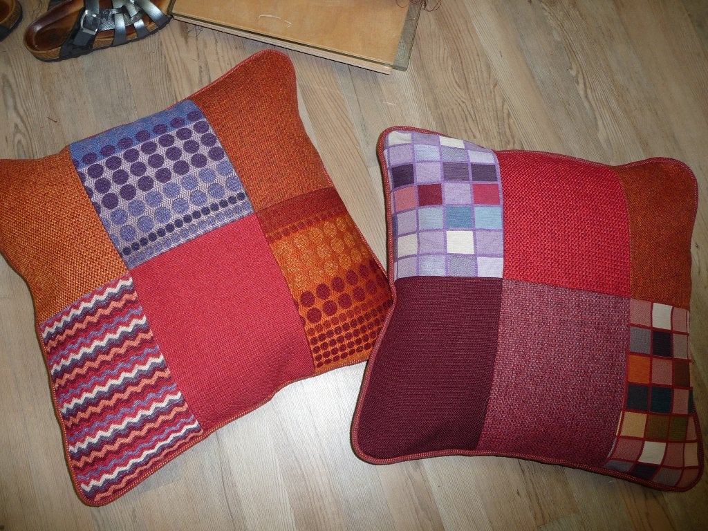 Artivo set van 2 luxe rode sierkussens Nieuw, Verzenden, Vierkant, Nieuw, Handgemaakt