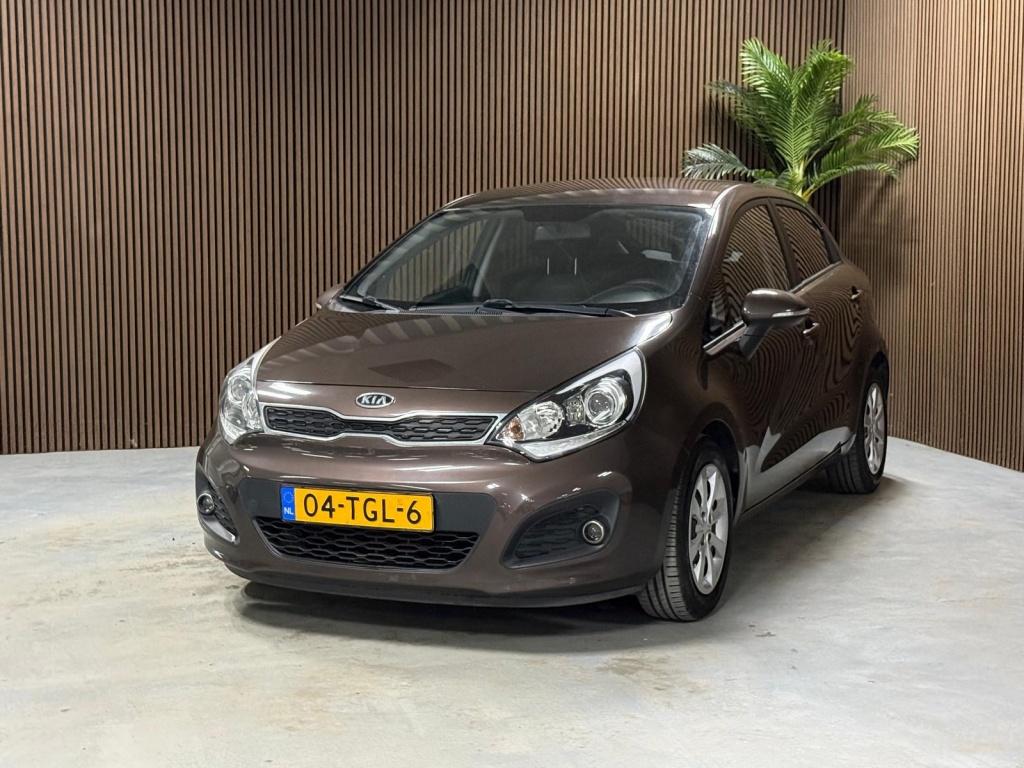 Kia Rio 1.2 CVVT Plus Pack (bj 2012), Auto's, Kia, 21 km/l, Euro 5, 4 cilinders, Bruin