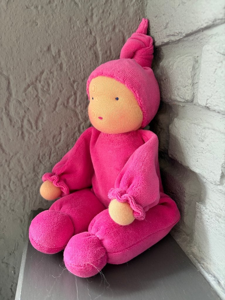Zonnekind Knuffelpop 8 / 30cm / Antroposofische pop, Verzenden, Babypop