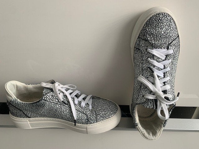 Floris van Bommel leren sneakers Mt 41 zolen UNISEX! Kiekebo, Verzenden, Wit, Floris van Bommel, Sneakers of Gympen