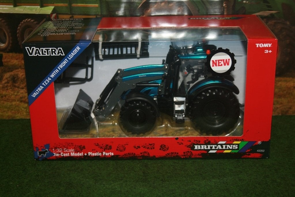 Boeryes: Valtra T 234 met voorlader van Britains, Ophalen of Verzenden, Nieuw, Tractor of Landbouw, Britains