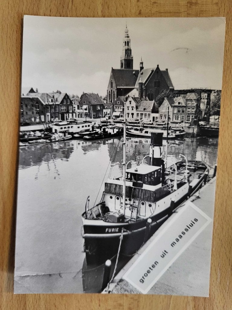 ansicht MAASSLUIS Kerk haven, Ophalen of Verzenden, Voor 1920, Zuid-Holland