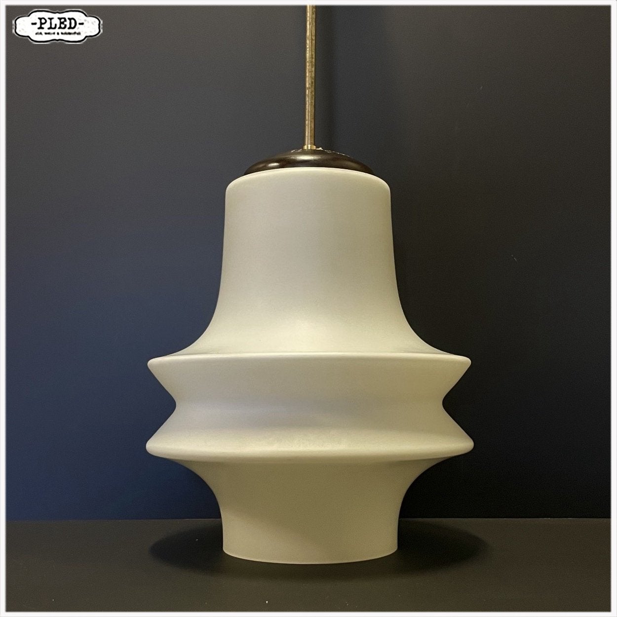 Glaze lamp Hanglamp Vontage Bohemen, Ophalen, Gebruikt, E27 (groot), Glas