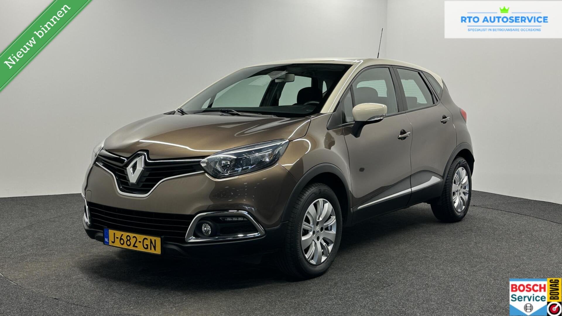 Renault Captur 0.9 TCe Dynamique CLIMATE STOELVERW., Voorwielaandrijving, Stof, Gebruikt, 49 €/maand