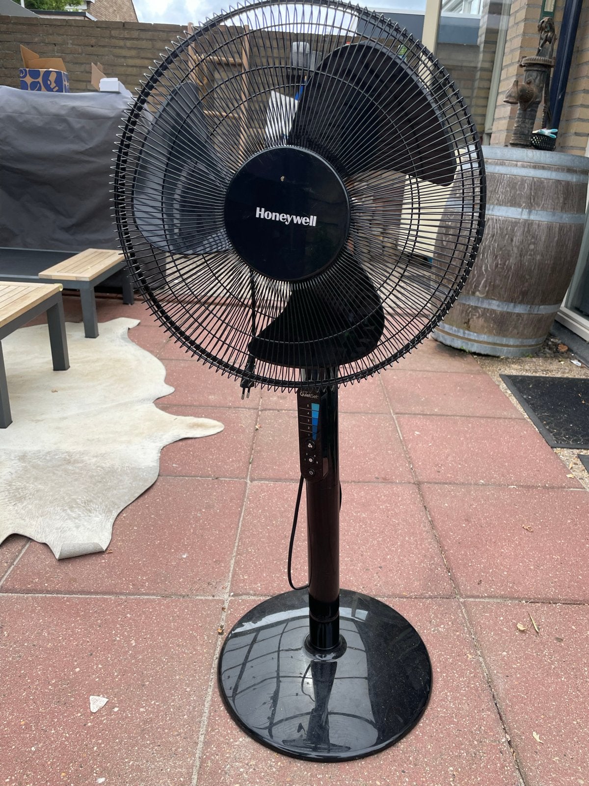 Honeywell HSF600BE4 ventilator staand zwart, Witgoed en Apparatuur, Ventilatoren, Ophalen, Ventilator met afstandsbediening, Gebruikt