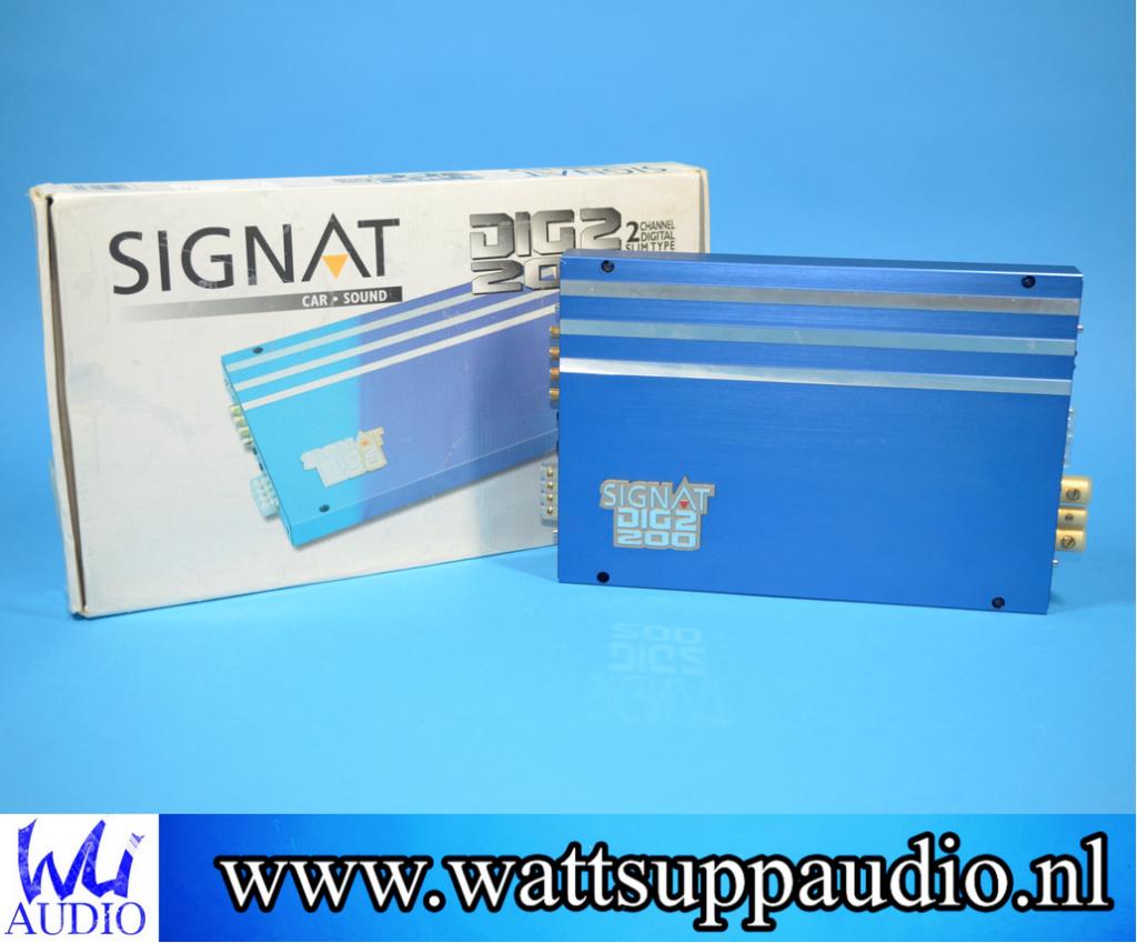 Signat DIG2 200 Hi-end 2 kanaals / mono versterker