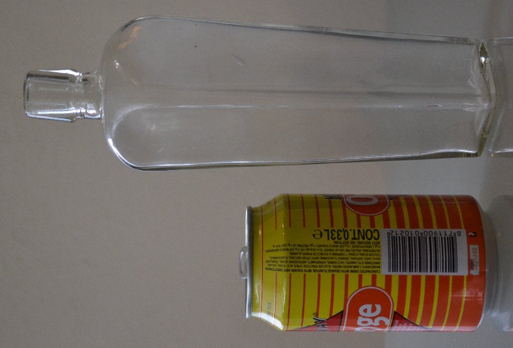 oude fles jenever (g9) kelderfles, Ophalen