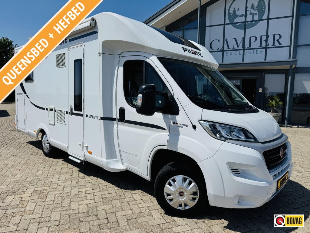 Pilote Essentiel P 706 Queensbed Hefbed 2017, Luifel, Ringverwarming, Fiat, Pilote