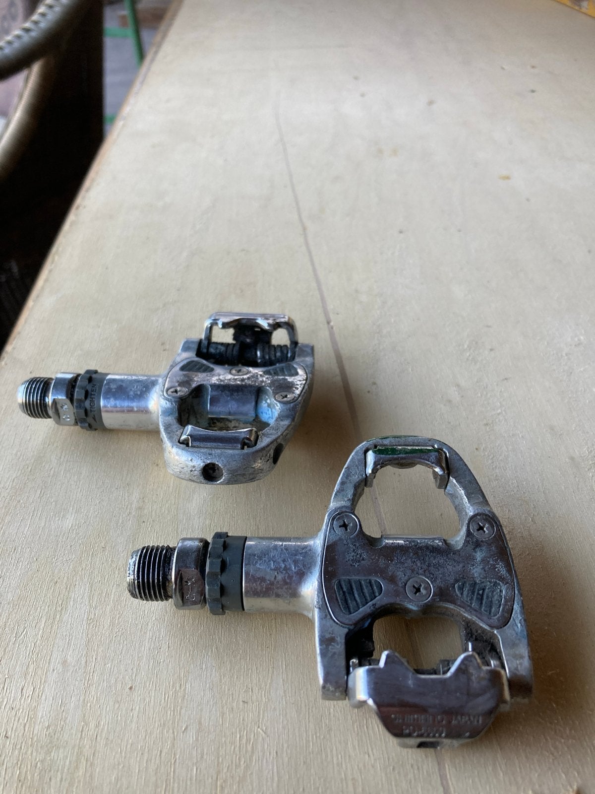 Shimano PD-6600 SPD-SL Pedalen - Gebruikt, Crankstel of Pedalen, Gebruikt, Verzenden, Overige materialen