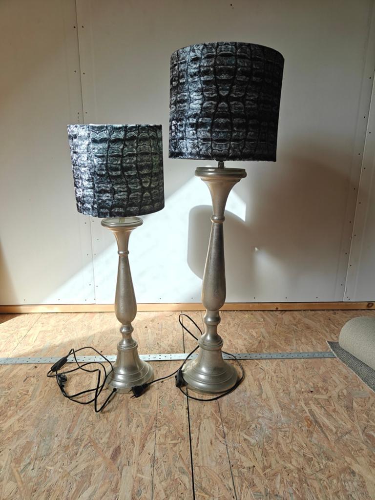Set van 2 prachtige grote lampen van Kloosterhuis, Ophalen