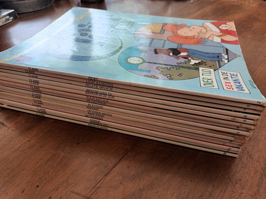 15 Stripboeken  reeks Flair's Claire, Boeken, Meerdere stripboeken, Ophalen of Verzenden, Gelezen