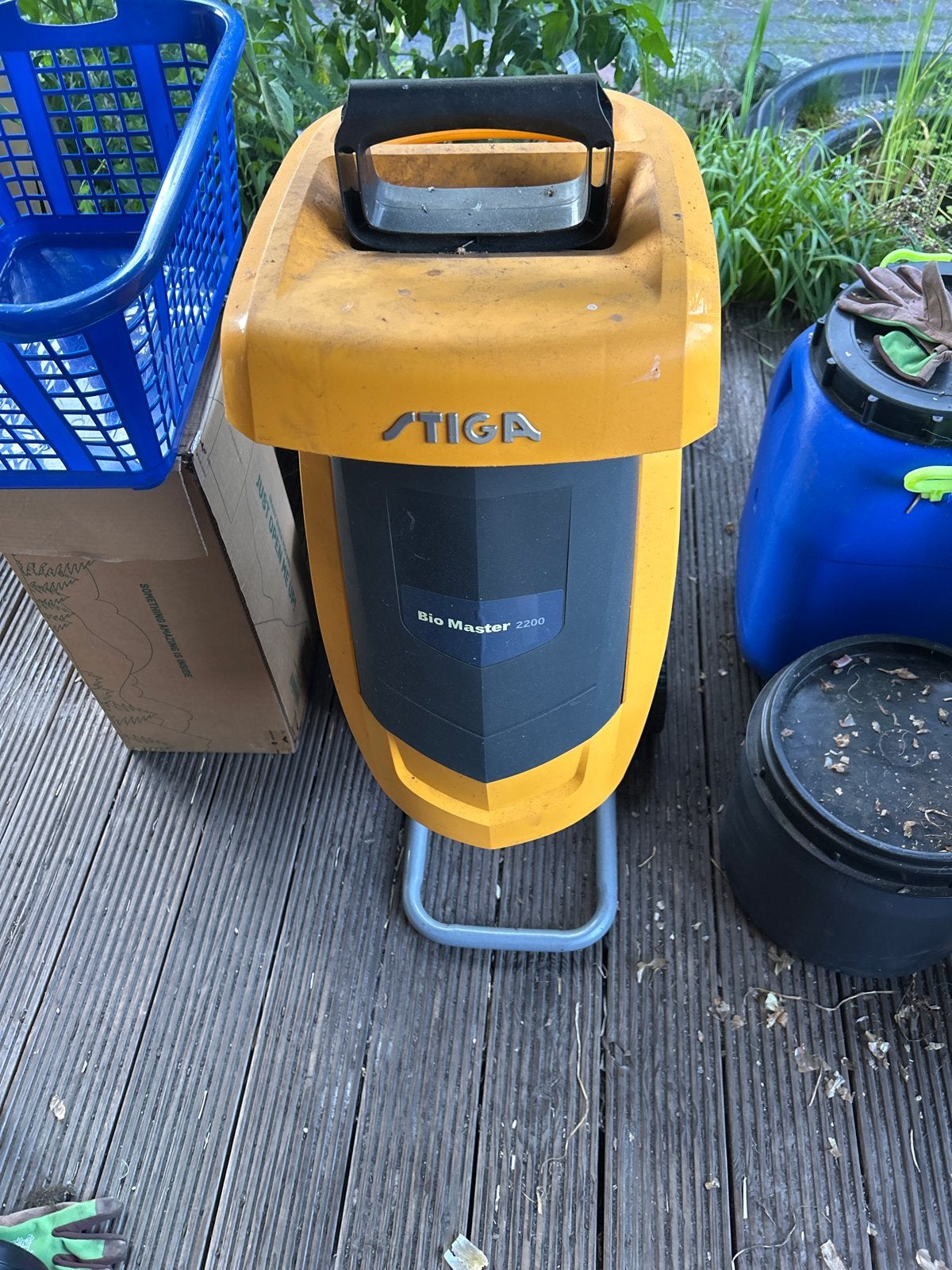 Stiga Bio Master 2200 Elektrische Hakselaar, Ophalen, Gebruikt, Elektrisch