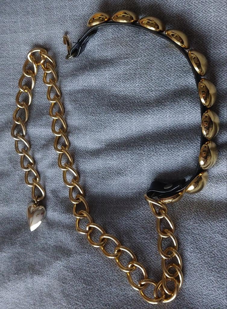 Goudkleurige schakel ceintuur, Ophalen of Verzenden, Goud, Overige materialen