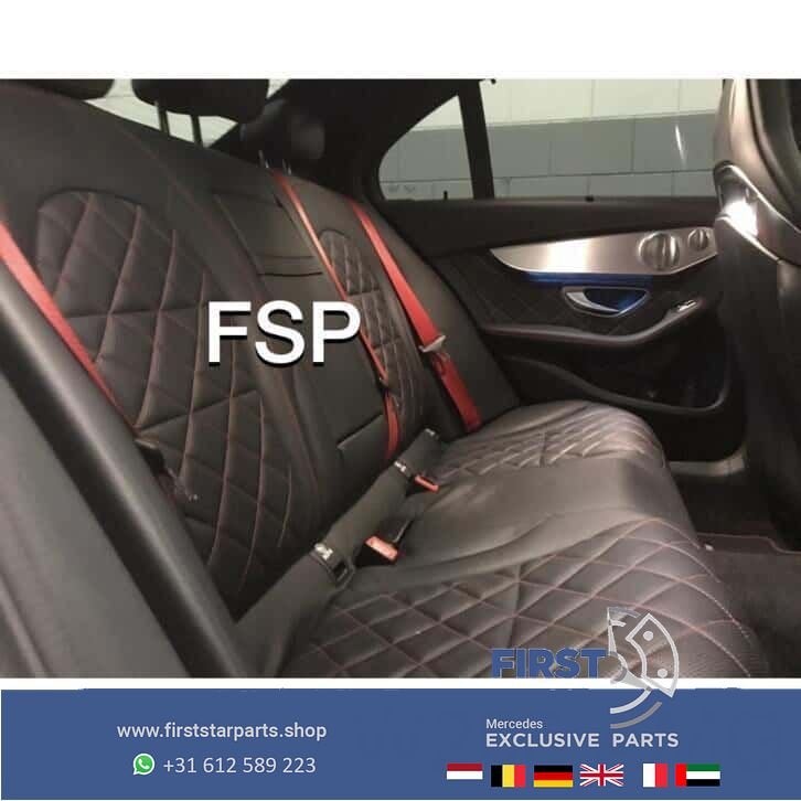 W205 C63 AMG rode gordels origineel / Mercedes C Klasse 2018, Auto-onderdelen, Gebruikt, -, Ophalen of Verzenden, -