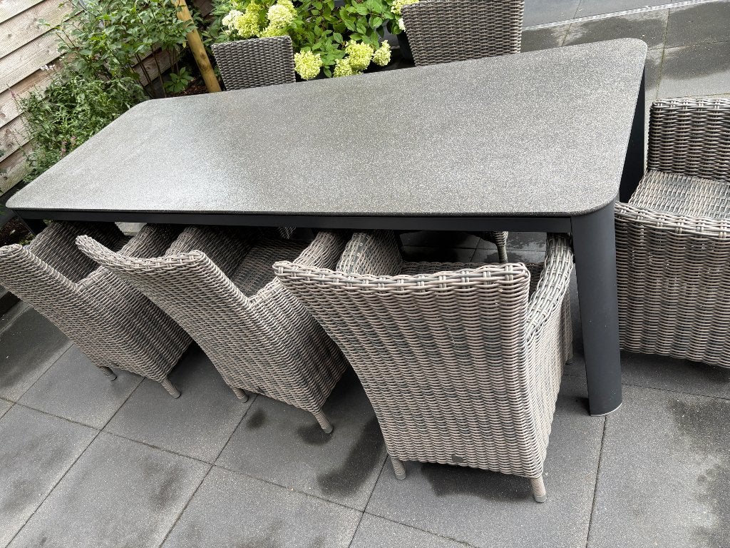 Tuintafel, Ophalen, Gebruikt, Rechthoekig, Overige materialen