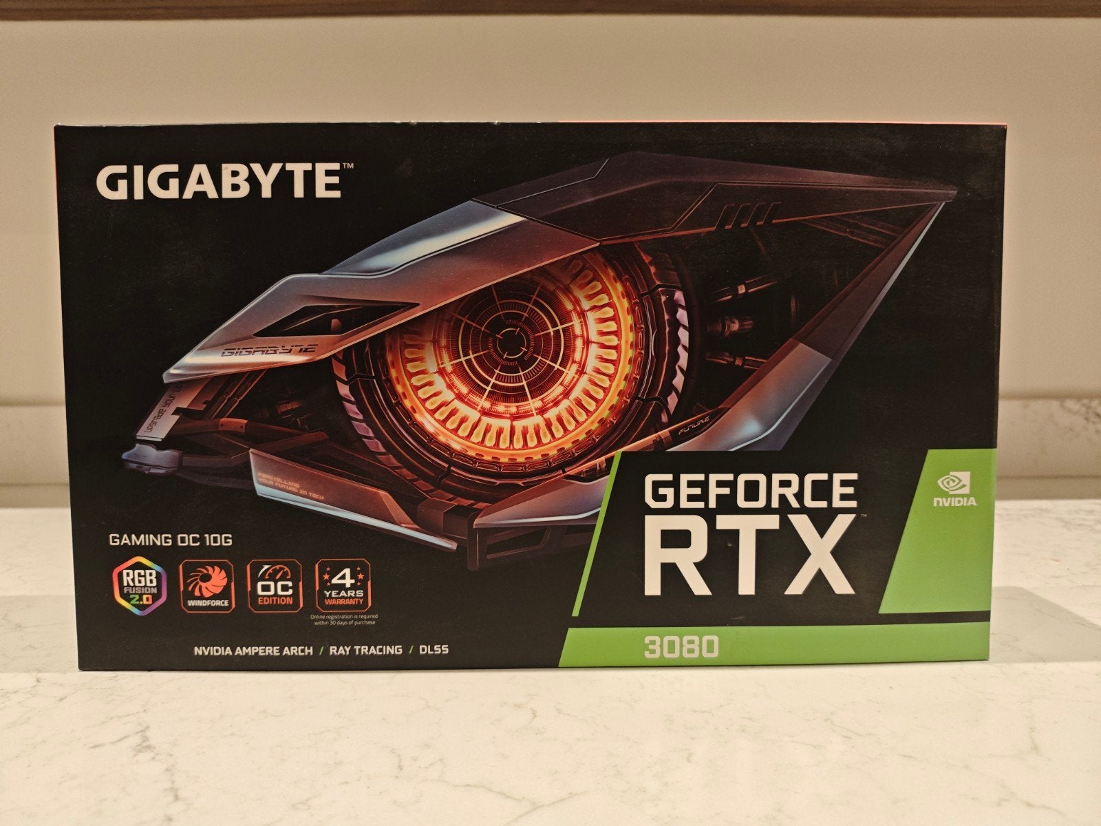 Gigabyte GeForce RTX 3080 Gaming OC 10G (Perfecte Staat), Computers en Software, Videokaarten, GDDR6, PCI-Express 4, Ophalen of Verzenden