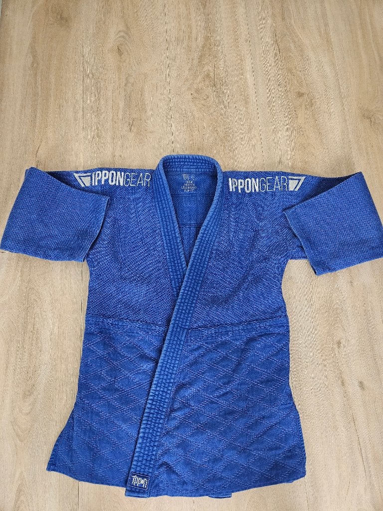 IPPON Gear Fighter legendary judopak blauw, Gebruikt, Judo, Maat L, Ophalen of Verzenden
